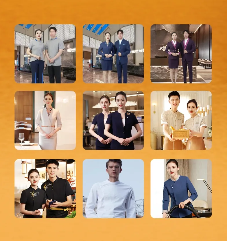 Long Sleeve Fast Food Staff Uniform – Stain-Resistant, Quick-Dry Fabric – Wholesale Pricing