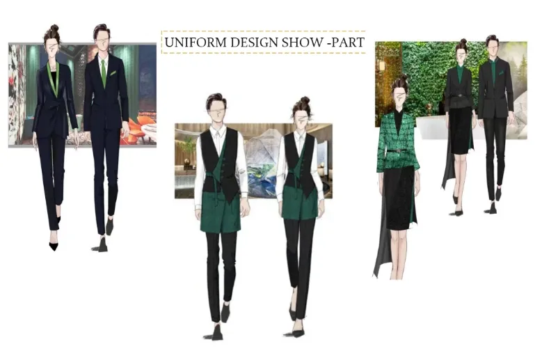 Long Sleeve Fast Food Staff Uniform – Stain-Resistant, Quick-Dry Fabric – Wholesale Pricing